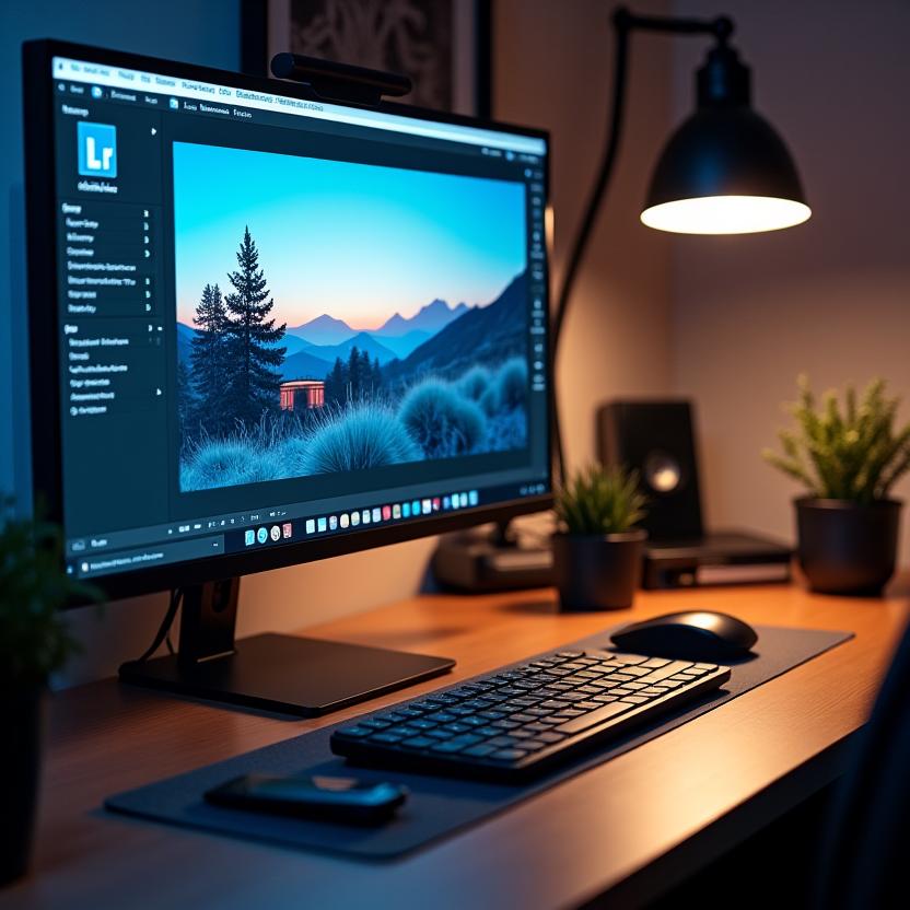 Postazione di photo editing professionale